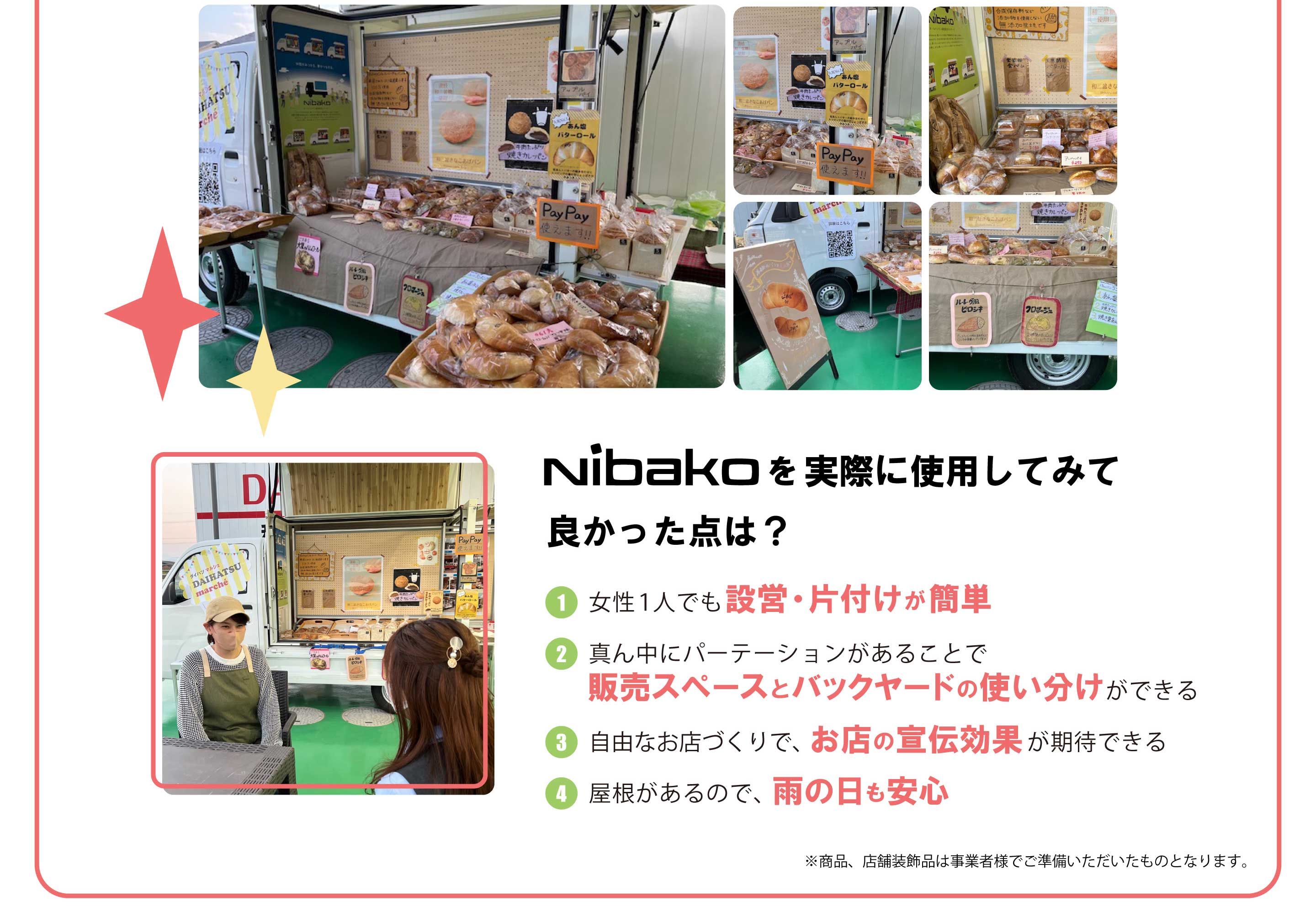 Nibakoを実際に使用してみて良かった点は？